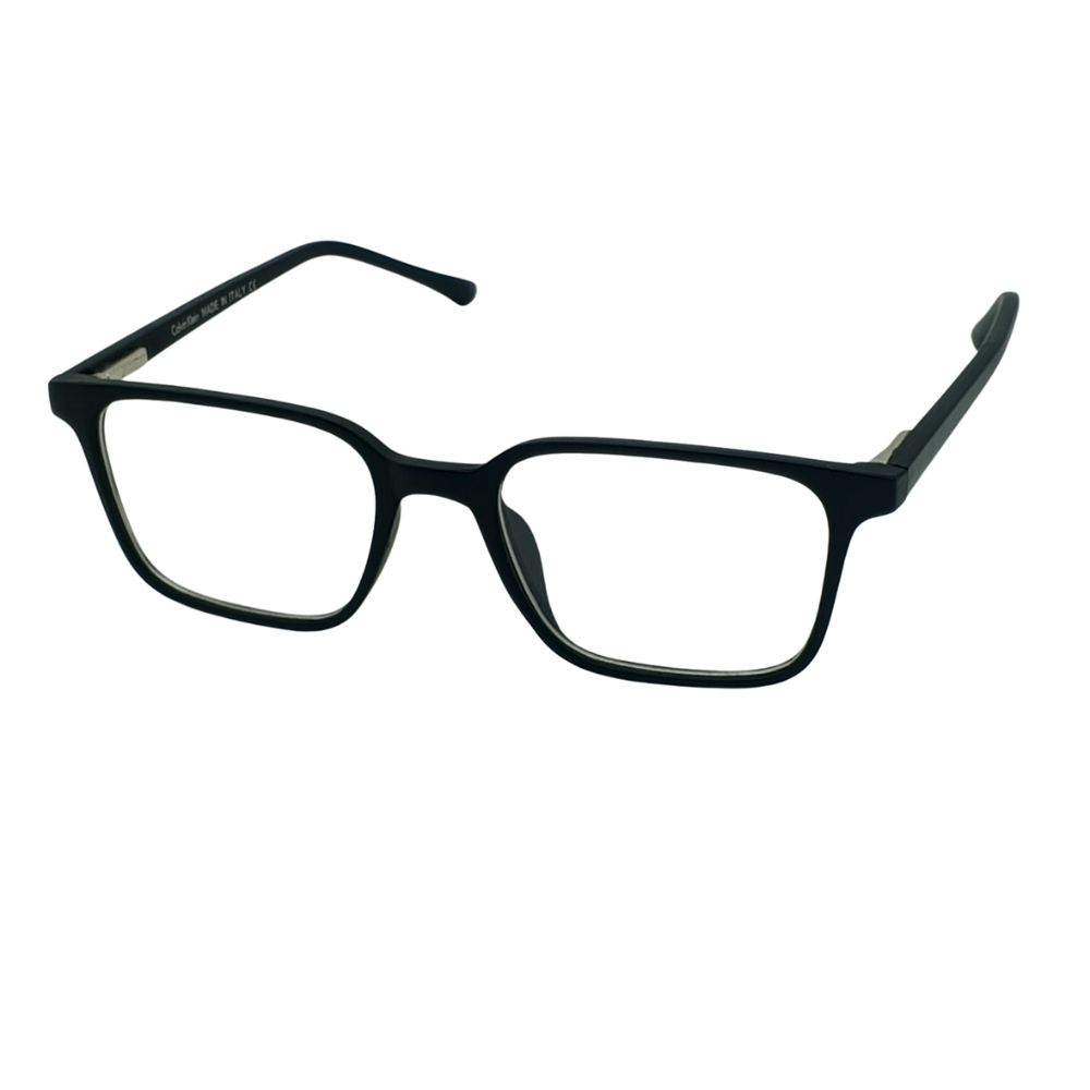 Calvin Klein – Modern Square Matte Black Frame Made in Italy (Model 8216)